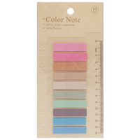 Закладка с линейкой 2 в 1 "stick Notes" Р80-1 разноцветные(Р80-1)