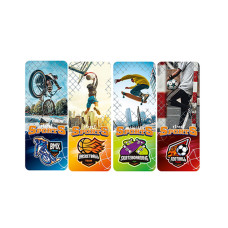 Набір ламінованих закладок для книг АП-0902, 4 шт Вид 5 (АП-0902-5)