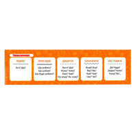 Картонна закладка-шпаргалка Члени речення 147920 для школярів 3-5 класів (147920)