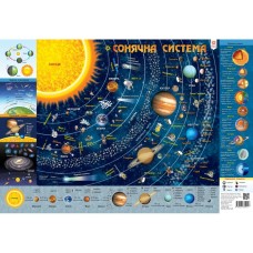 Плакат Дитяча карта Сонячної системи 104170 А1