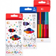 Дитячі двосторонні олівці для малювання White gold "C" 24-48, 48 кольорів