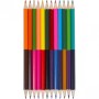 Детские двухсторонние карандаши для рисования "Two-color" CR765-12, 24 цвета