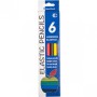 Дитячі олівці для малювання CR755-6 Luminoso elastico "С", 6 кольорів
