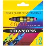 Воскові олівці 12 кольорів CRAYONS 2688A