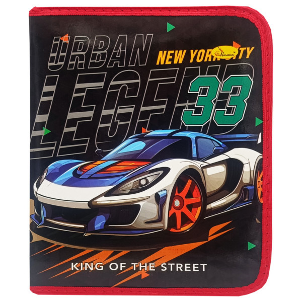 Папка для зошитів на блискавці "King of the street 33" АП-1001-2 (АП-1001-2)