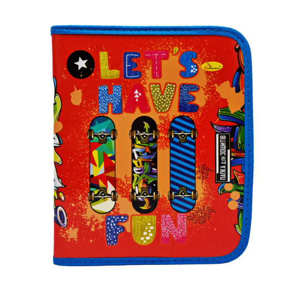 Папка для зошитів В5 Believe in Unicorns ПШ-01-16 на блискавці Let`s have fun (ПШ-01-12)