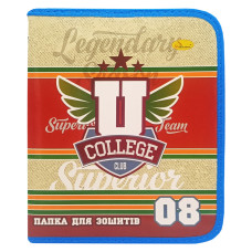 Папка для зошитів на блискавці "Legendary college club" АП-1001-10 (АП-1001-10)
