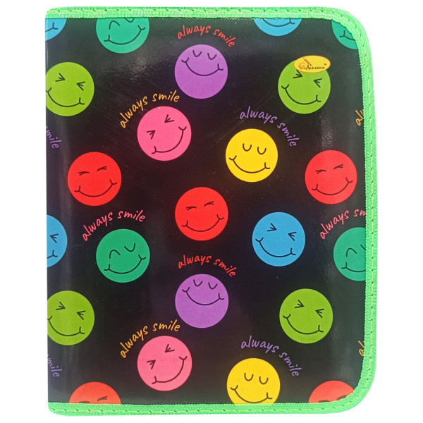 Папка для тетрадей на молнии "Always Smile" АП-1001-12(АП-1001-12)
