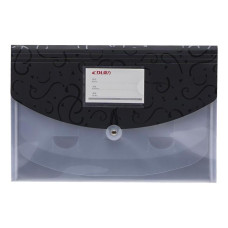 Папка на резинке А4 DL5226 4 отделения  Черный(DL5226(Black))