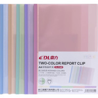 Швидкозшивач із планкою А4 "Пастель" DL5349 мікс по 5 шт (DL5349)