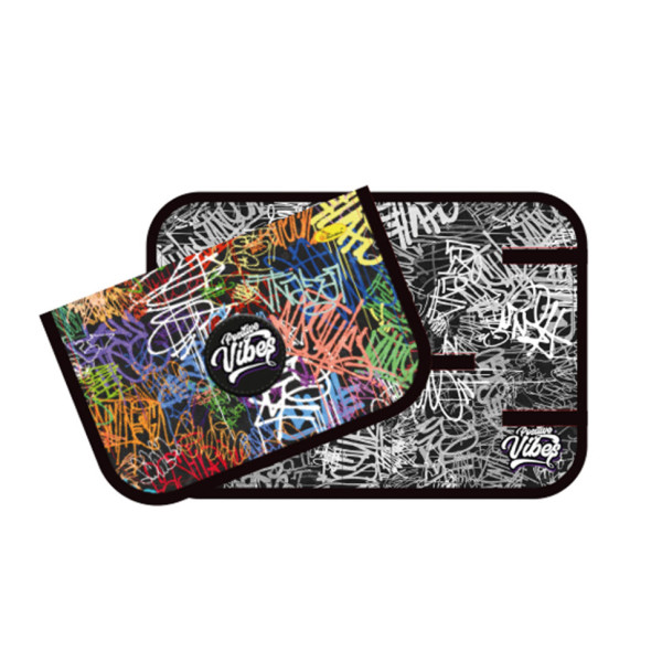 Пенал для школьника АП-1003, 19х10 см Positive vibes(АП-1003-5)