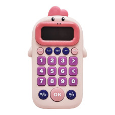 Калькулятор розвиваючий 99-7(Pink) зі звуком, англійська озвучка (99-7(Pink))