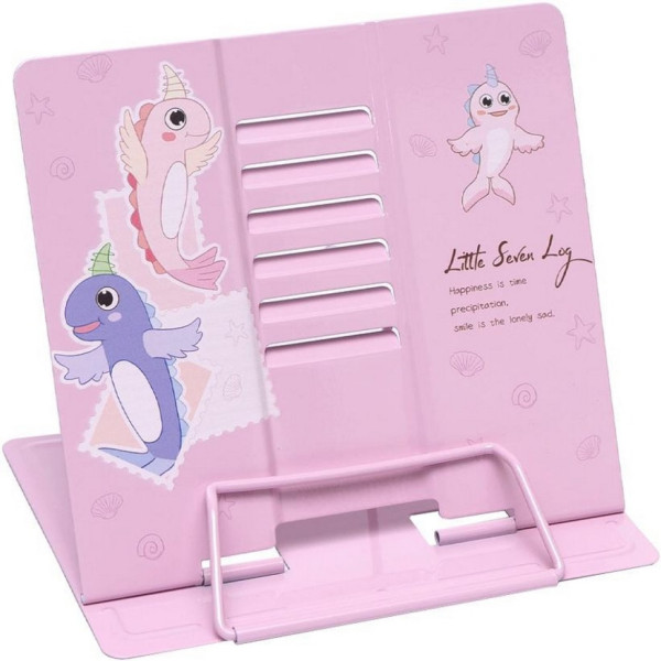 Підставка для книг "Little Seven log" LTS-8183(Pink) металева (LTS-8183(Pink))