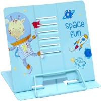 Підставка для книг "Space Fun" LTS-8207(Blue) металева  (LTS-8207(Blue))