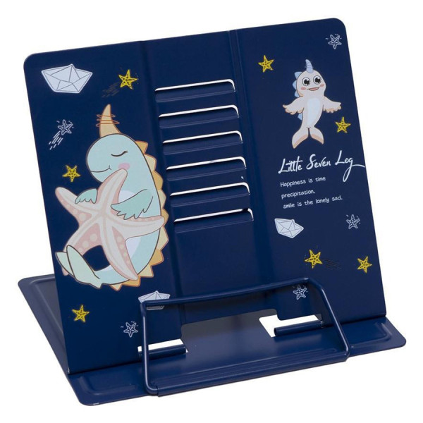 Підставка для книг "Little Seven log" LTS-8183(Blue) металева (LTS-8183(Blue))