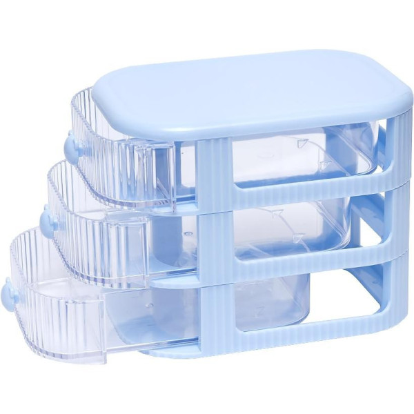 Органайзер настільний WXS-3, 3 відділення Blue (WXS-3(Blue))
