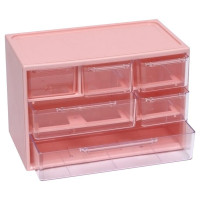 Органайзер настольный WXS-4 на 6 отделений Pink(WXS-4(Pink))
