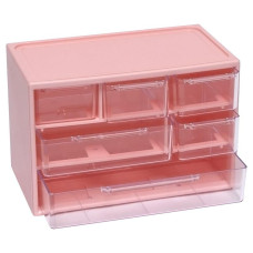 Органайзер настольный WXS-4 на 6 отделений Pink(WXS-4(Pink))