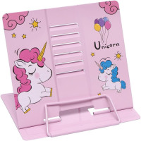 Підставка для книг "Unicorn" LTS-YD1001 металева (LTS-YD1001(Pink))