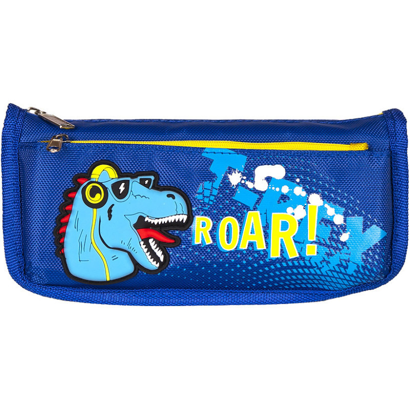 Пенал-косметичка 68042 "Roar" 21х9х6 см на блискавці