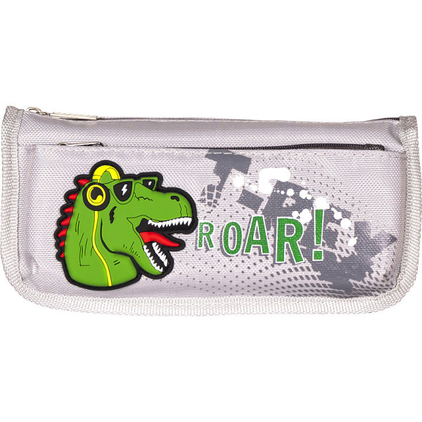 Пенал-косметичка 68042 "Roar" 21х9х6 см на блискавці
