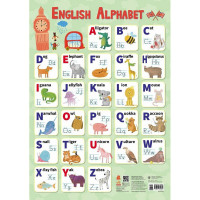 Детский Обучающий плакат "English Alphabet" 1897002(1897002)