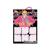 Ламінований розклад уроків "Cool Girl" АП-0801-13  А4 (АП-0801-13)