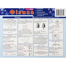 Картонка-подсказка Физика 7-11 класс 66446(66446)