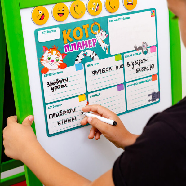 Магнитная доска "Кото-планер" Vladi Toys VT3601-25 Укр(VT3601-25)