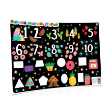 Навчальний килимок Азбука-цифри 129053 для дівчаток А3 (129053)
