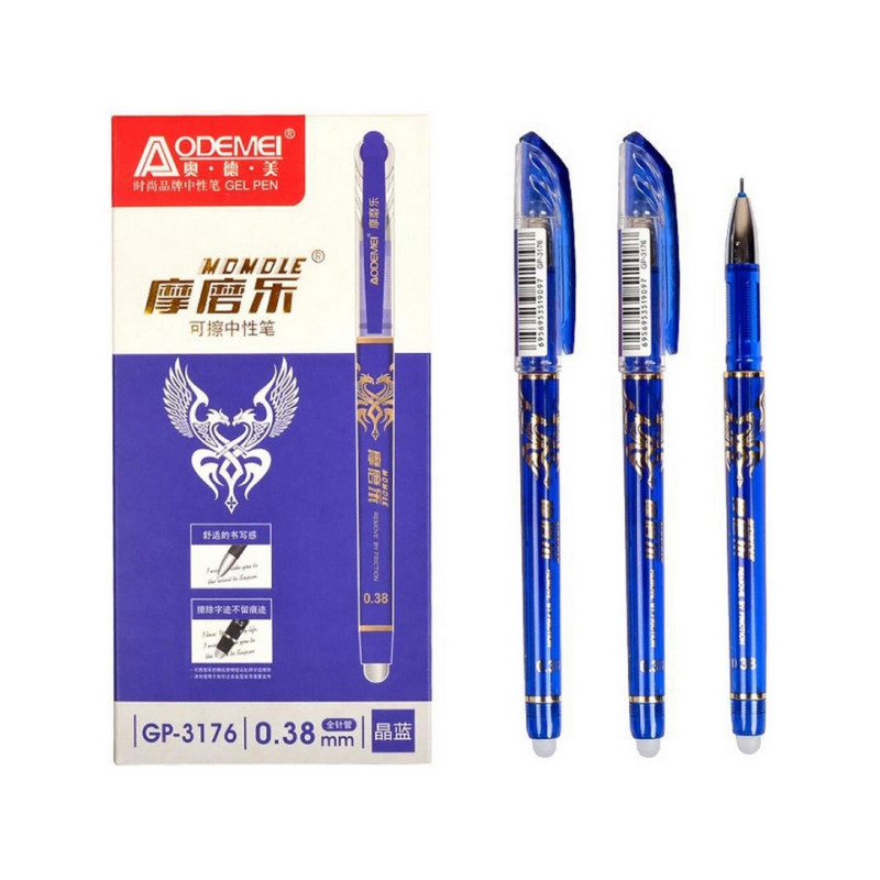 Ручка "пишет-стирает" синяя COLOR-IT 3176(Blue) упаковка 12 шт