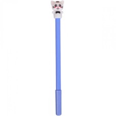 Ручка гелева "Котик" 6026 синя