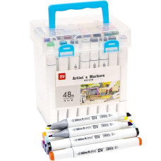 Набор скетч-маркеров H820-48, 48 цветов в боксе (H820-48)