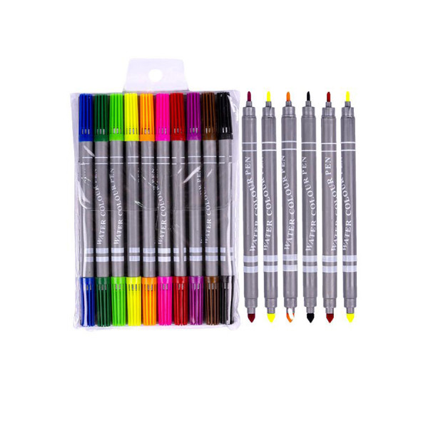 Дитячі Фломастери "Двосторонній" COLOR-IT 108-10F 10 кольорів (108-10F)