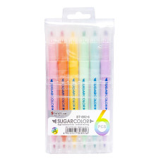 Набір текстовидільників двосторонніх 6 кольорів ST892-6 (ST892-6)