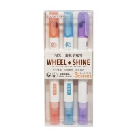 Набір фломастерів 3 кольори 12031-3 з глітером та роликовим накінечником