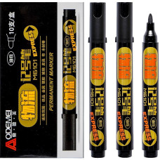 Маркер перманентний "Odemei" 6101SP, чорний  (6101SP)