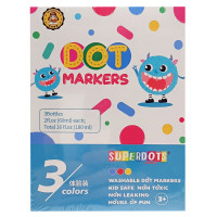 Детские точечные маркеры 35506, 3 цвета по 60 мл(35506M)
