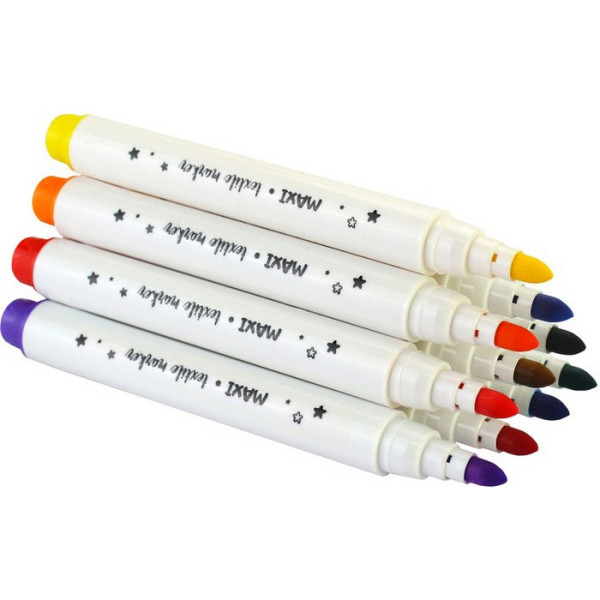 Набор маркеров по ткани MX15242, 12 цветов(MX15242)