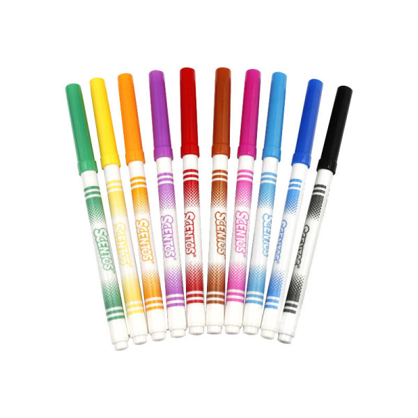 Набор ароматных маркеров с пером для рисования 40720, 10 цветов(40720)