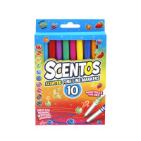 Набор ароматных маркеров с пером для рисования 40720, 10 цветов(40720)