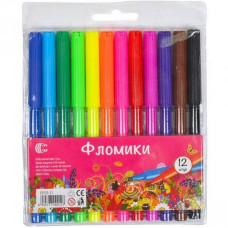 Детские фломастеры "Фломики" CR550-12-2, 12 штук(CR550-12-2)