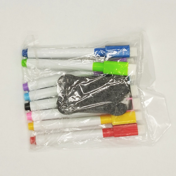 Набор маркеров для магнитной доски 73485, 8 цветов, с губкой(73485)