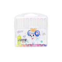 Набор фломастерів 18 кольорів 237-18 м'який накінечник, у пластиковому боксі (237-18(Blue))