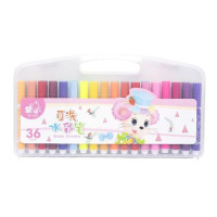 Набір фломастерів "Water color pen" 229-36(Pink) 36 кольорів (229-36(Pink))