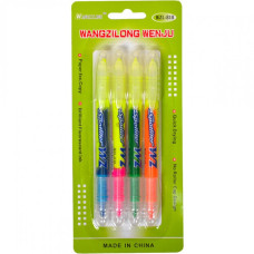 Набор текстовыделителей 818-4 2-х сторонние 4 цвета(818-4)