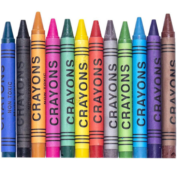 Воскові олівці 12 кольорів CRAYONS 2688A (2688A)