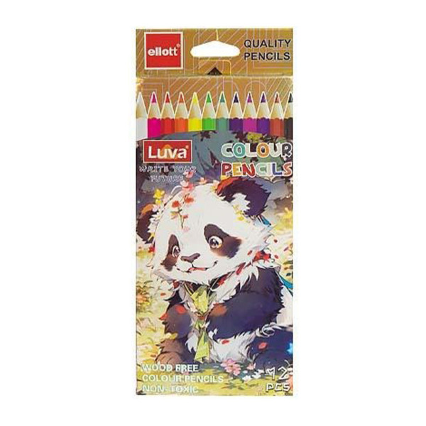 Набір кольорових олівців Luva Ellott CQ1004-12-2, 12 кольорів (CQ1004-12-2)