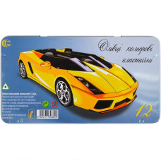 Карандаш 12 цветов CRМ555-12 Metal elastico "С" Машина(CRМ555-12(Cars))