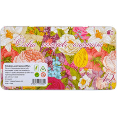 Карандаш 12 цветов CRМ555-12 Metal elastico "С" Цветы(CRМ555-12(Flowers))
